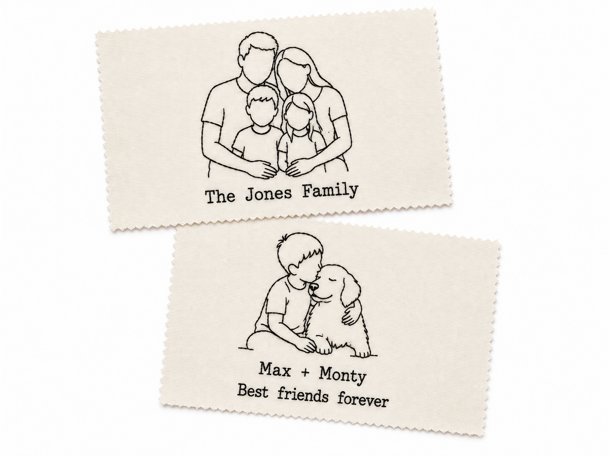 A Favourite Photo, Transformed into Embroidery — Canvas Keepsake