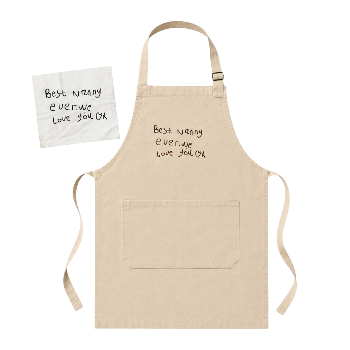 Keepsake unisex embroidered apron