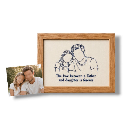 A Favourite Photo, Transformed into Embroidery — Canvas Keepsake