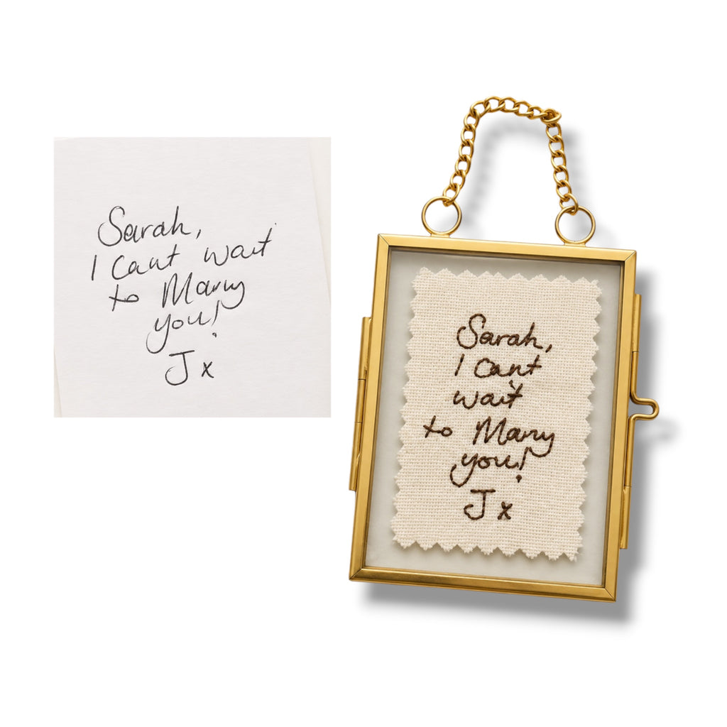 personalised mini hanging frames