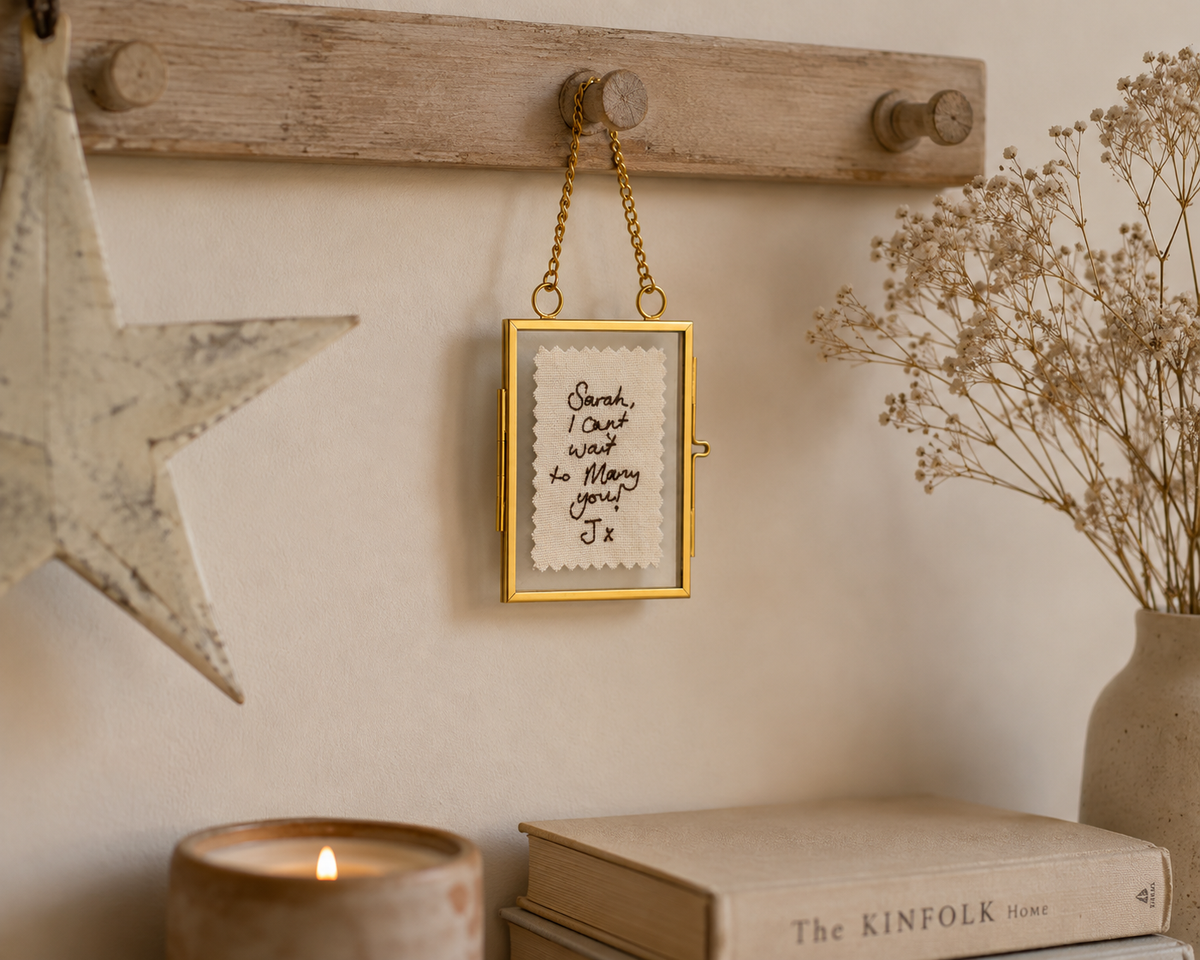 personalised mini hanging frames
